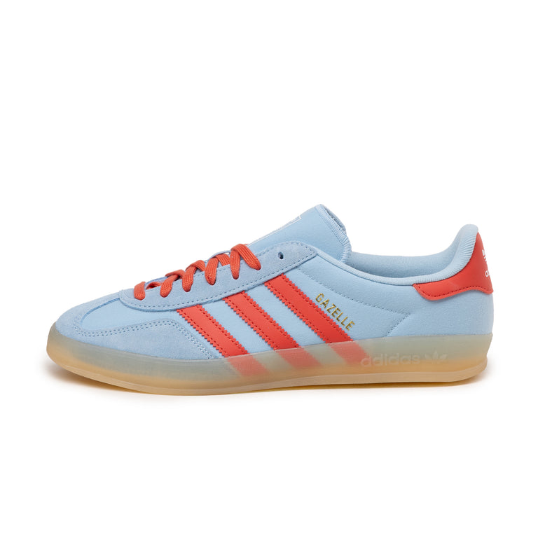 Adidas Gazelle Indoor - 36 2/3 / Clear Sky / Crew Red / Magic Beige
