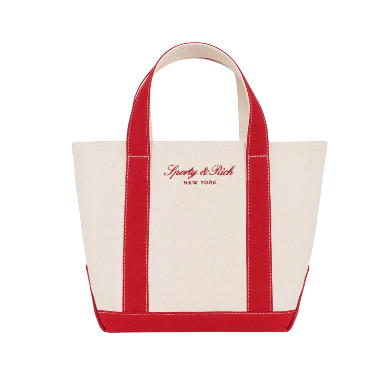 Sporty & Rich Signature NY Logo Mini Tote - 1
