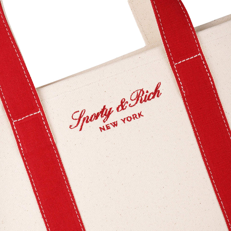 Sporty & Rich Signature NY Logo Mini Tote - 3