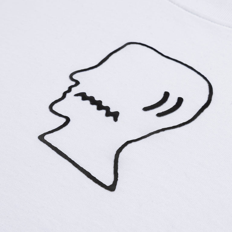 Brain Dead Logohead T-Shirt - XL / White - 3