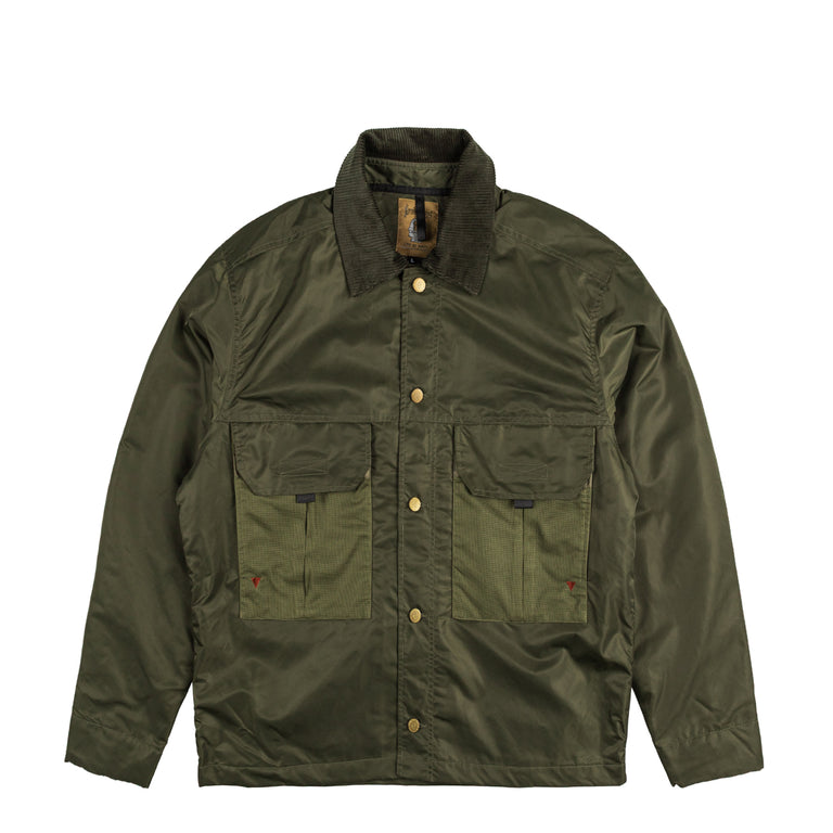 Brain Dead Cropped Chore Jacket - XL / Green - 1