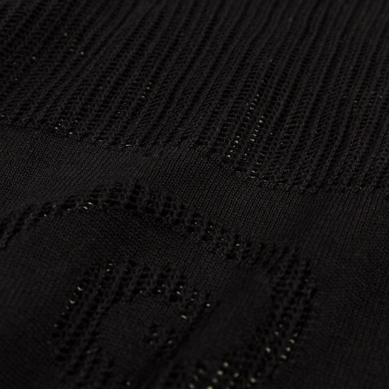 Brain Dead Mesh Knit Spiral Cardigan - XL / Black - 4