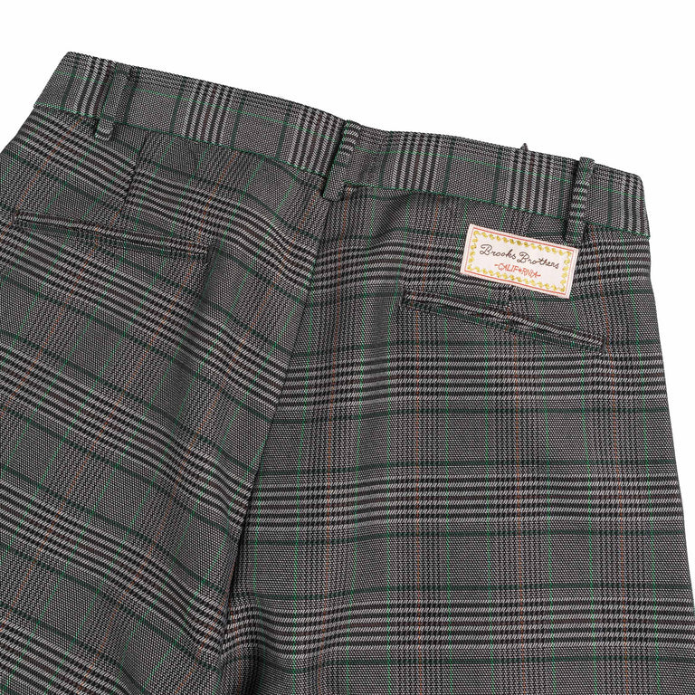 Brain Dead x Brooks Brothers Glen Check Pleated Trouser - 30 / Grey - 4