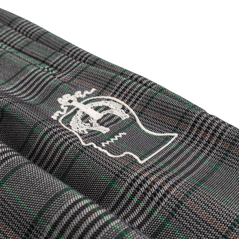 Brain Dead x Brooks Brothers Glen Check Pleated Trouser - 30 / Grey - 6