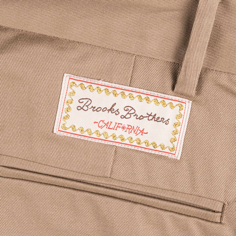 Brain Dead x Brooks Brothers Pleated Chino Trouser - 30 / Desert - 6