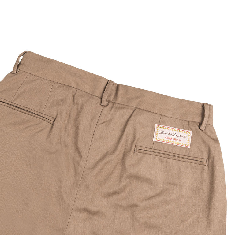Brain Dead x Brooks Brothers Pleated Chino Short - 30 / Desert - 3