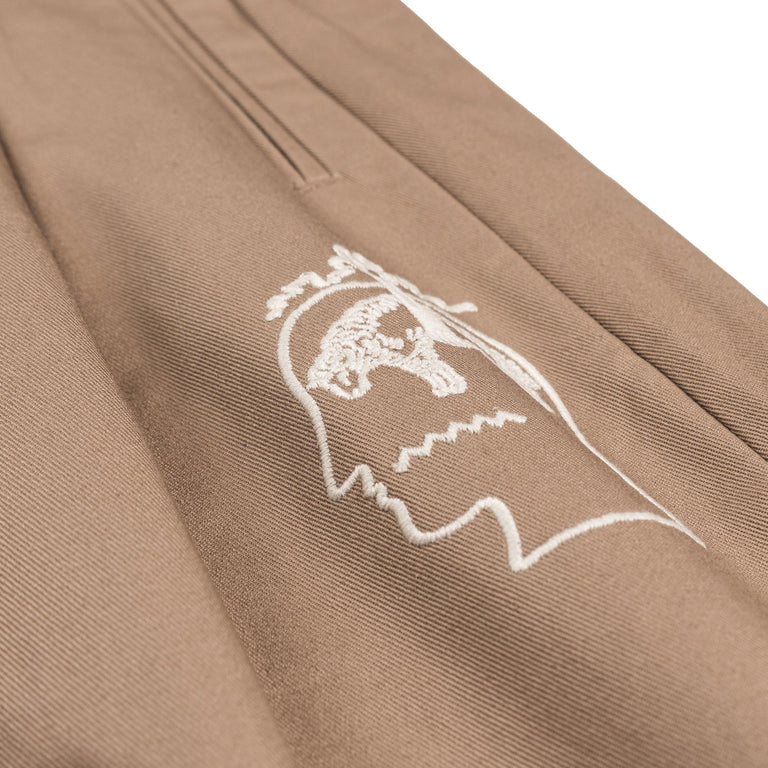 Brain Dead x Brooks Brothers Pleated Chino Short - 30 / Desert - 5