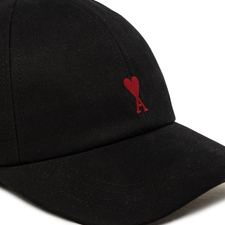 Ami Paris Ami De Coeur Embroidery Cap - 2