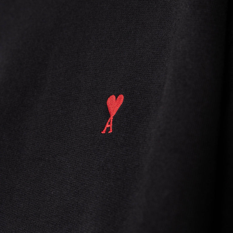 AMI Paris	Red Ami De Coeur Sweatshirt - XXL / Black - 4