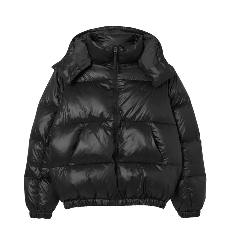 Lacoste Water-Repellent Down Windbreaker - 54 / Black
