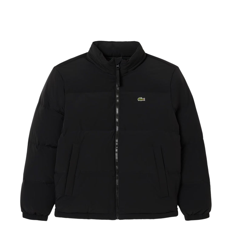 Lacoste Water-Repellent Hooded Down Jacket - 54 / Black - 1