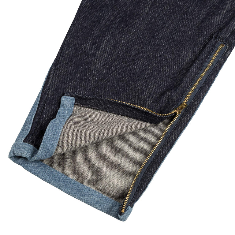CHITO International 4 Pocket Double Knee Indigo Denim - L / Indigo - 5