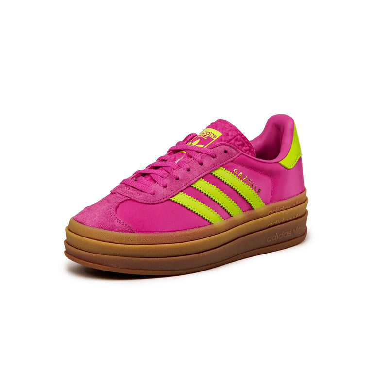 Adidas Gazelle Bold W - 37 1/3 / Semi Lucid Fuchsia / Solar Slime / Gold Metallic - 2
