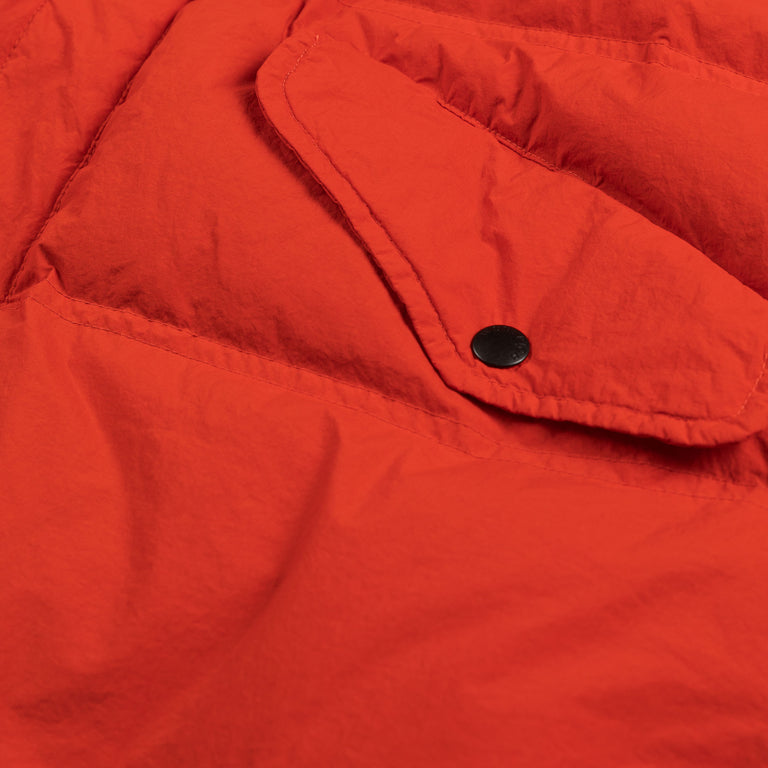 Woolrich Garment Dyed Puffer Jacket - L / Poinciana - 4