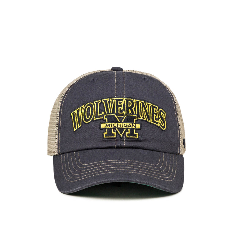 47 Michigan Wolverines Tuscaloosa *Clean Up* Vintage Trucker Cap
