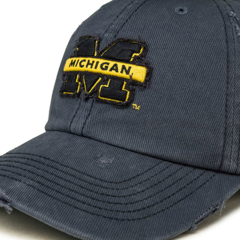 47 Michigan Wolverines Weathered *Clean Up* Cap - 2