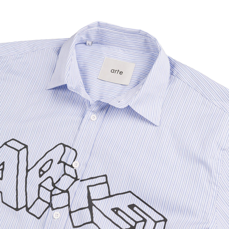 Arte Antwerp Arte Blocks Shirt - S / Striped - 2