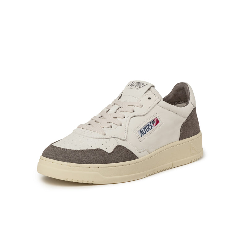 Autry Medalist *Goat / Suede* - 44 / White / Morel - 2