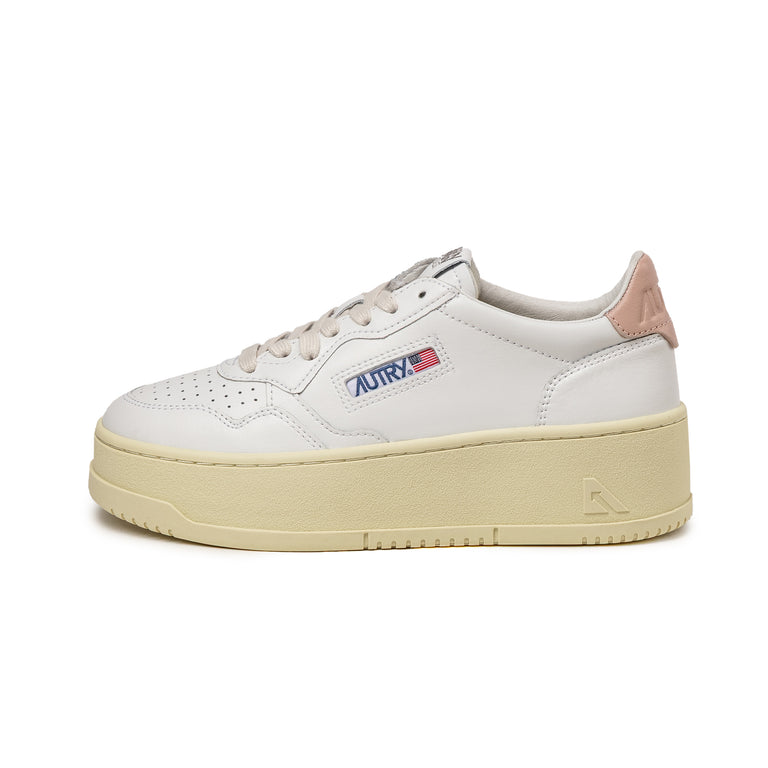 Autry Medalist Platform W - 39 / White / Powder - 1