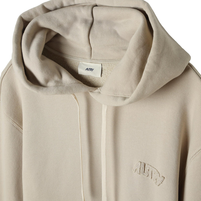 Autry Tonal Logo Hoodie - XXL / Fiber - 2