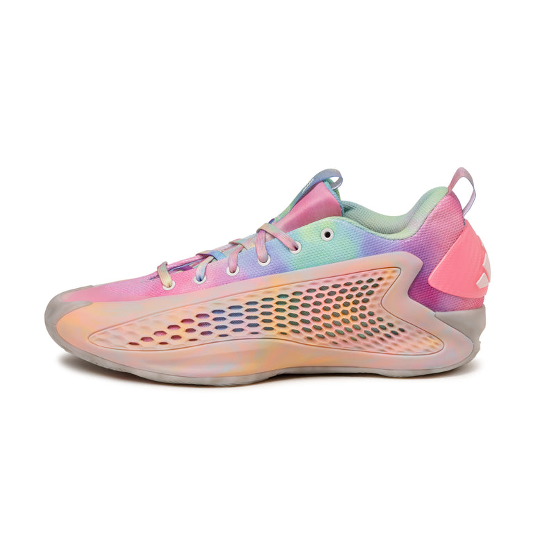 Adidas Anthony Edwards 1 Low - 48 / Footwear White / Aciora / Bliss Pink
