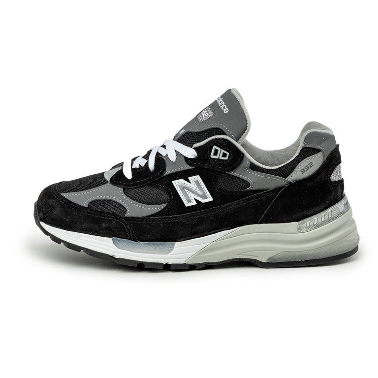 New Balance 992 *Made in USA* - 46.5 / Black /Grey / Silver Metalic
