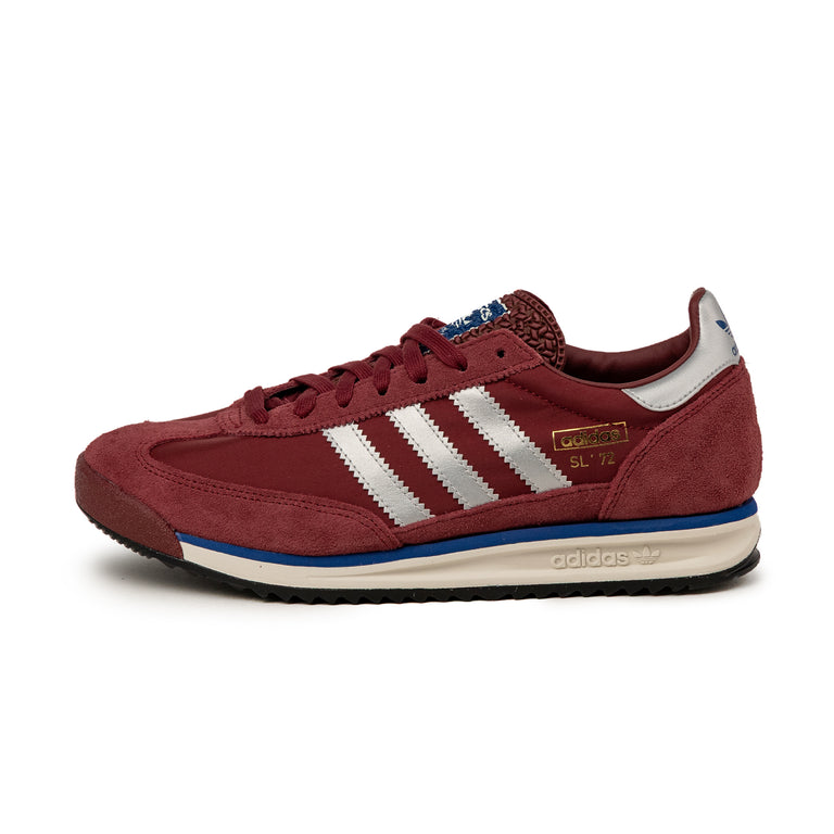 Adidas SL 72 RS - 46 2/3 / Noble Maroon / Silver Metallic / Off White - 1