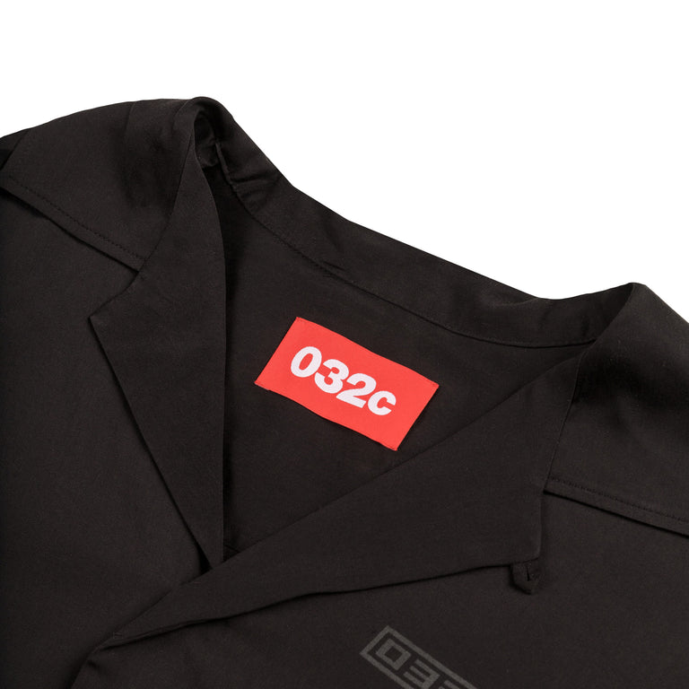 032c '111' Bowling Shirt - L / Black - 2