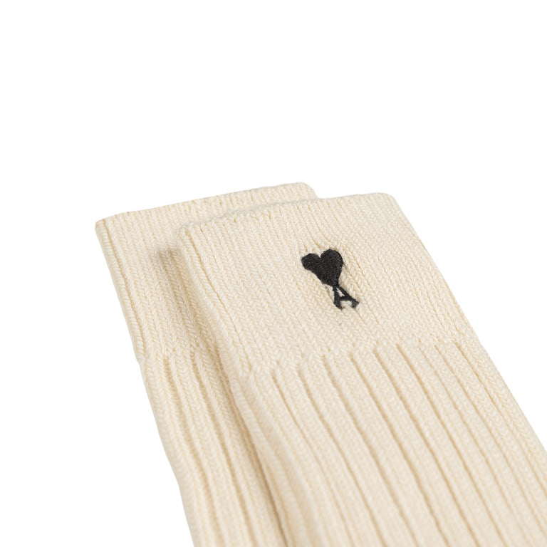 AMI Paris	Ami De Coeur Socks Three Pack - 39-42 / Off White / Grey / Black - 4