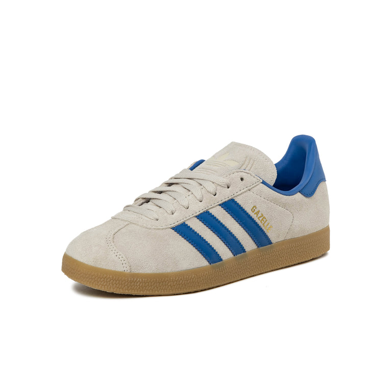 Adidas Gazelle - 36 2/3 / Aluminum / Blue / Gum 3 - 2