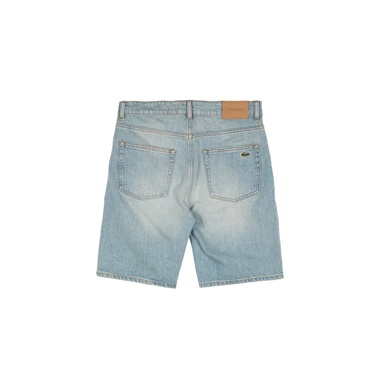 Lacoste	Denim Bermuda Shorts - 30 / Washed Bleach - 2