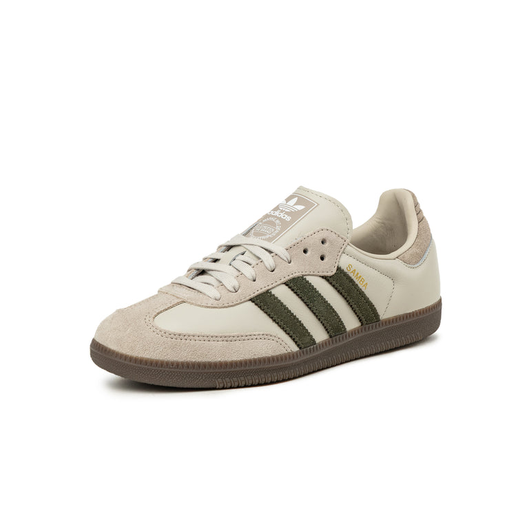 Adidas Samba OG - 49 1/3 / Aluminum / Medium Dark Khaki / Gum 5 - 4