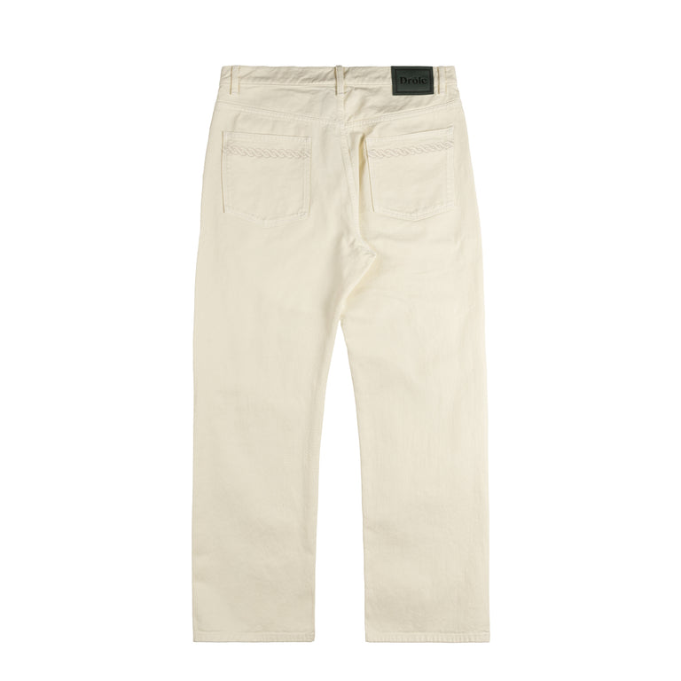Drole de Monsieur Le Jean Baggy Ecru - XL / Off-White - 2
