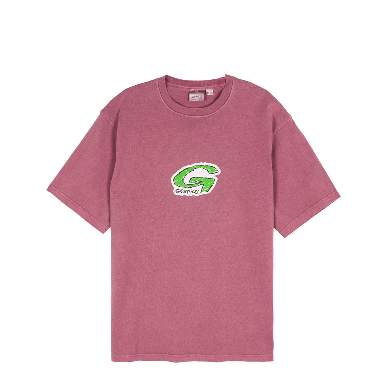Gramicci G-Scribble Tee Pigment Dyed - M / Red Pigment
