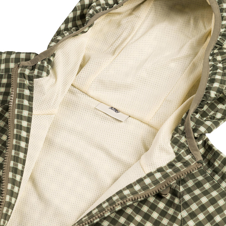 Autry Graphic Anorak - L / Nylon Allover Algae - 3