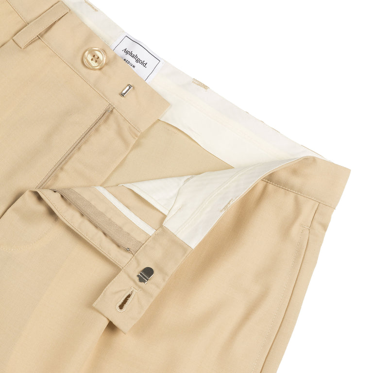 Asphaltgold Pleated Shorts - XS / Sand - 2