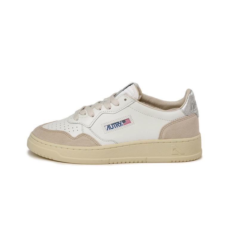 Autry Medalist W *Leather / Suede* - 41 / White / Silver
