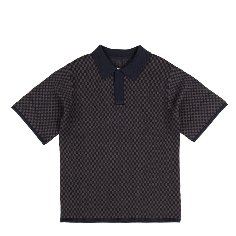 Asphaltgold Knitted Shirt - XL / Blue/ Grey

