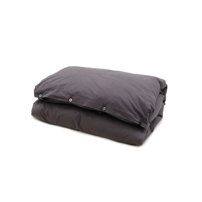 Tekla Duvet Cover - 140 x 200cm / Dark Taupe - 1