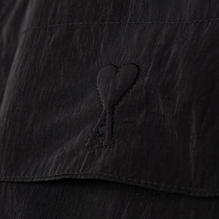 AMI Paris	Embossed Ami De Coeur Windbreaker - L / Black - 6