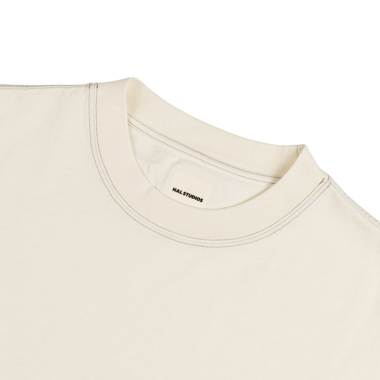 HAL Studios Micro Logo T-Shirt - L / Off White - 2
