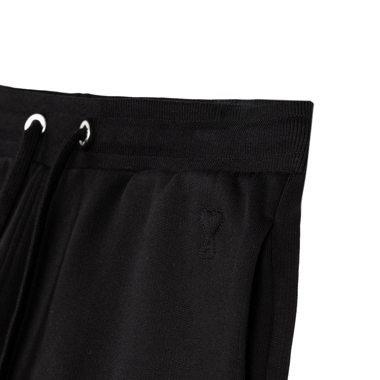 AMI Paris	Embossed Ami De Coeur Shorts - L / Black - 2