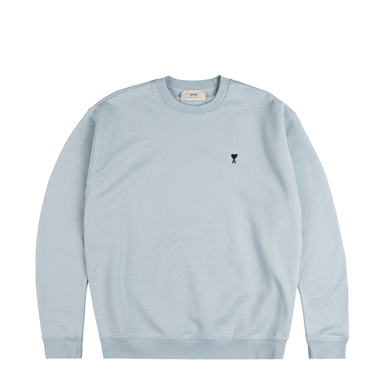 AMI Paris	Ami De Coeur Crewneck Sweater - S / Sky - 1