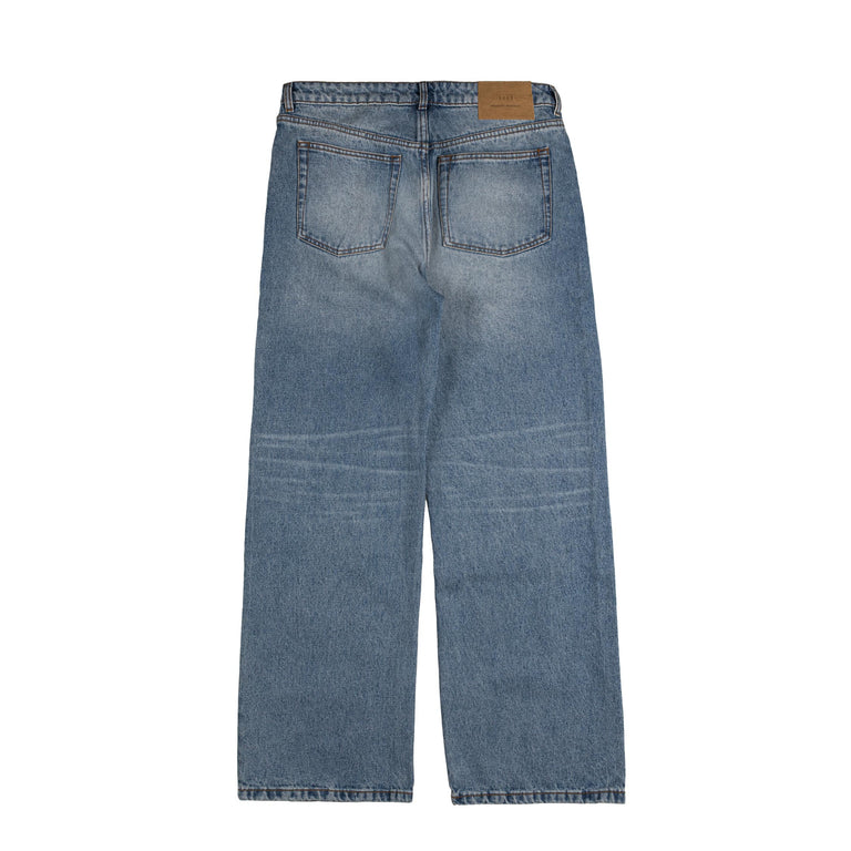 AMI Paris	Large Fit Jeans - 35 / Used Blue - 2