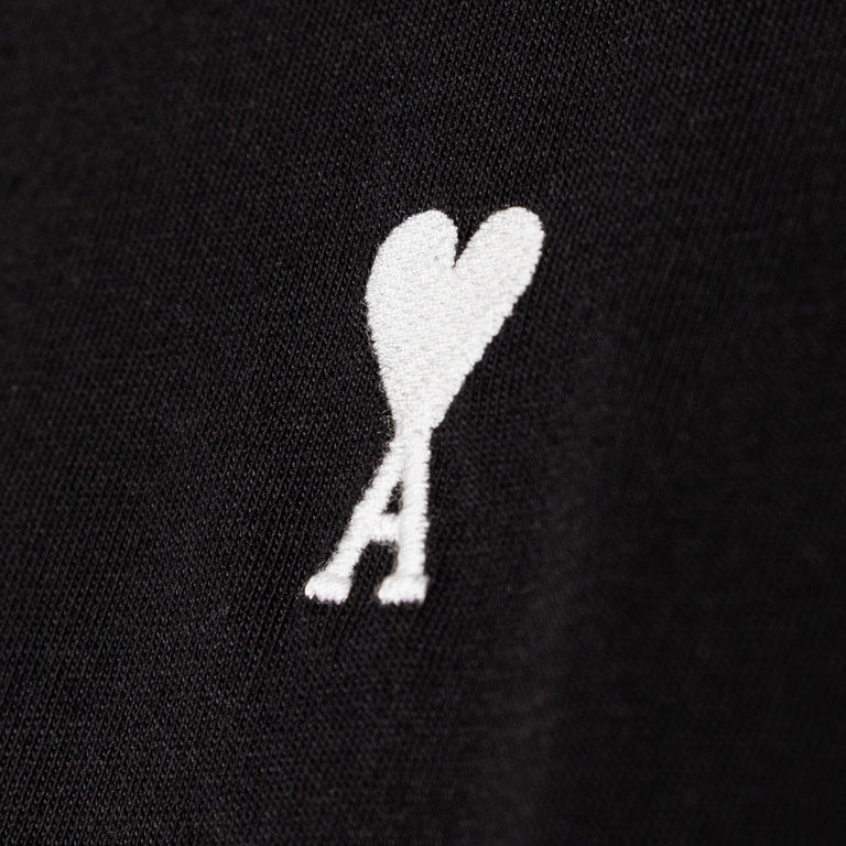 AMI Paris	Ami De Coeur T-Shirt - L / Black / White Cream - 3