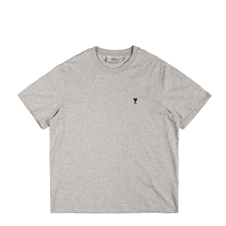 AMI Paris	Ami De Coeur T-Shirt - XL / Heather Ash Grey - 1