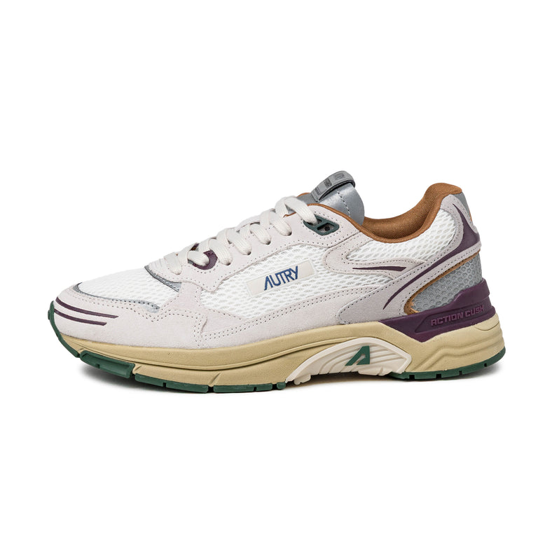 Autry Hyperway  *Suede / Mesh* - 40 / White / White / Fig - 1