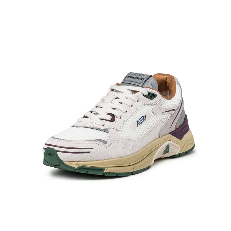 Autry Hyperway  *Suede / Mesh* - 40 / White / White / Fig - 2
