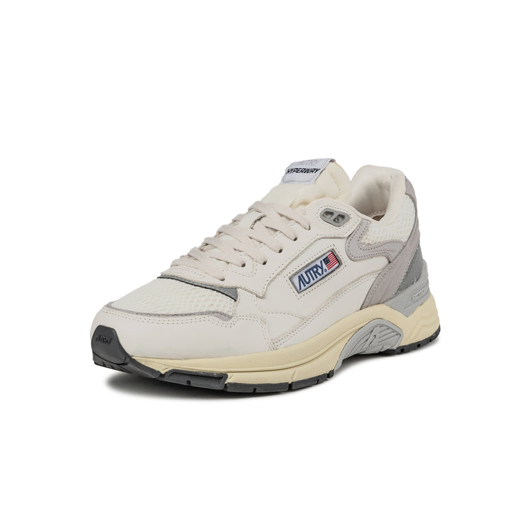 Autry Hyperway *Goatsuede / Mesh* - 42 / White / Grey - 2