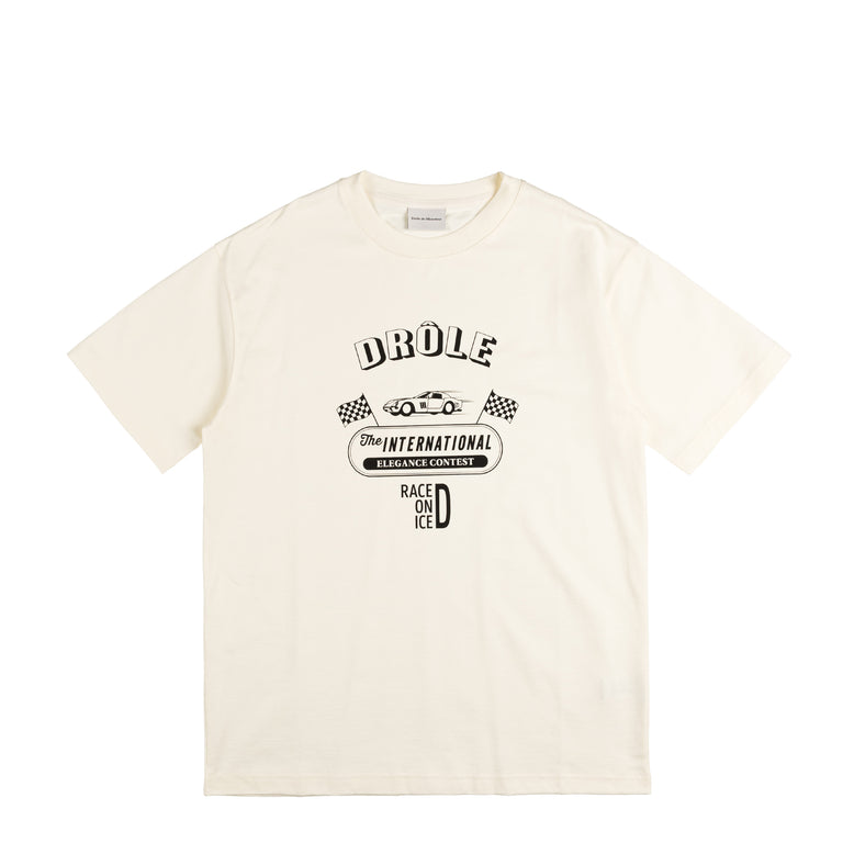 Drole de Monsieur Le T-Shirt Race On Ice - XL / Off White - 1